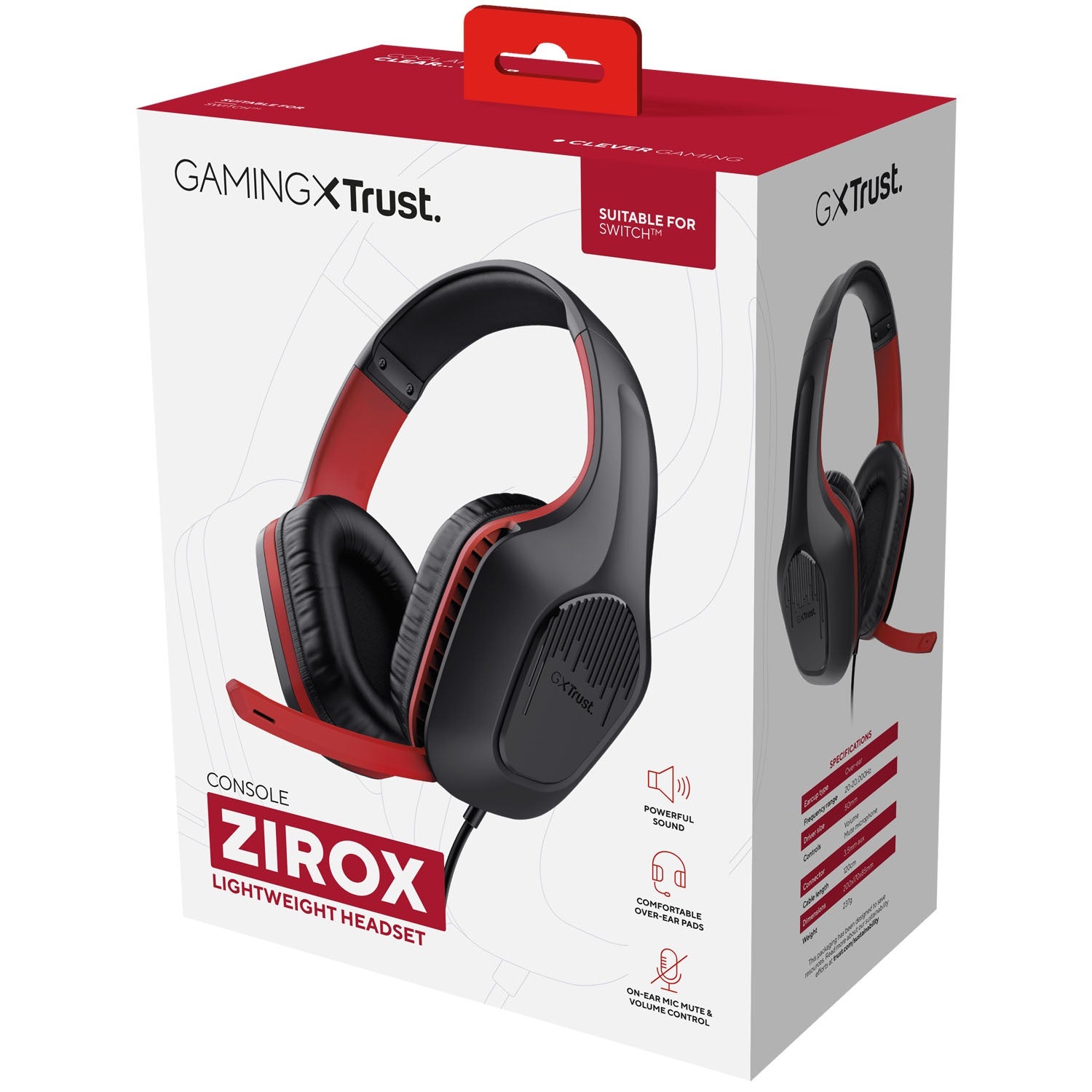 GXT 415S Zirox Gaming Headset Switch