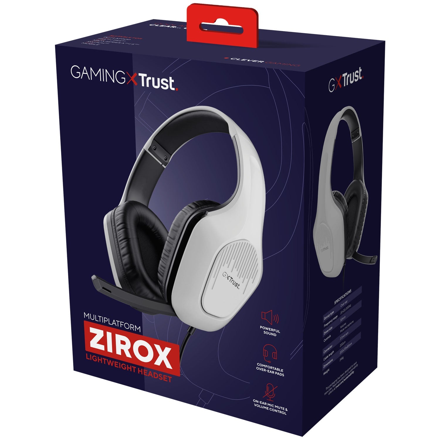 GXT 415W Zirox Gaming Headset White