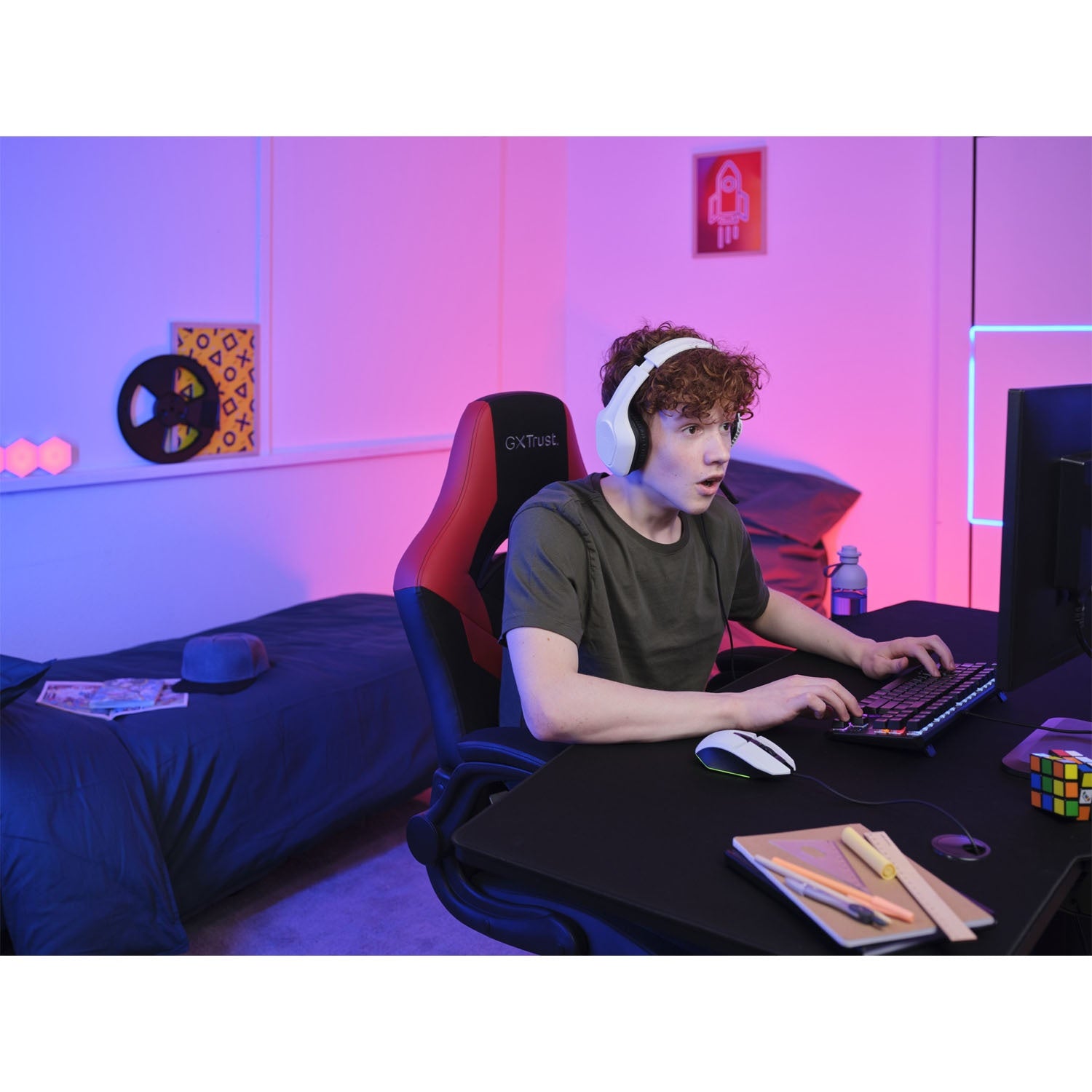 GXT 415W Zirox Gaming Headset White