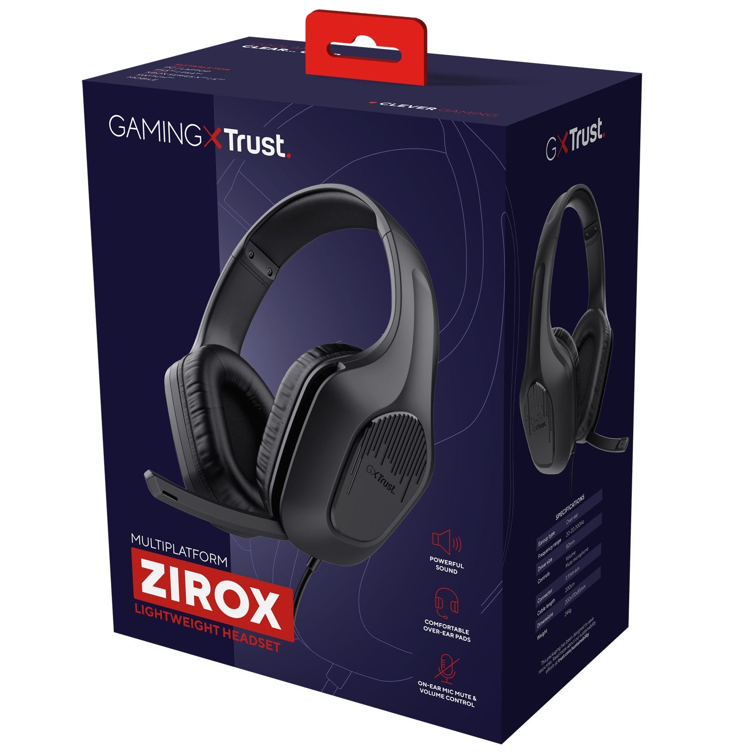 GXT 415 Zirox Gaming Headset Black