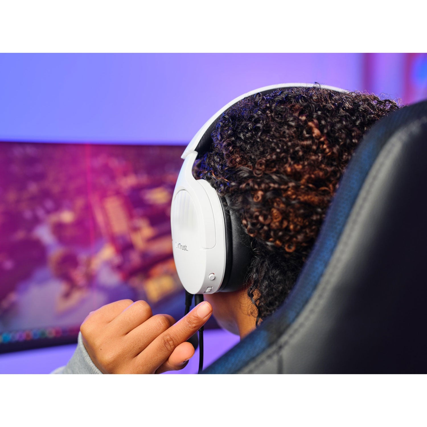 GXT 489W Fayzo Gaming Headset Eco White