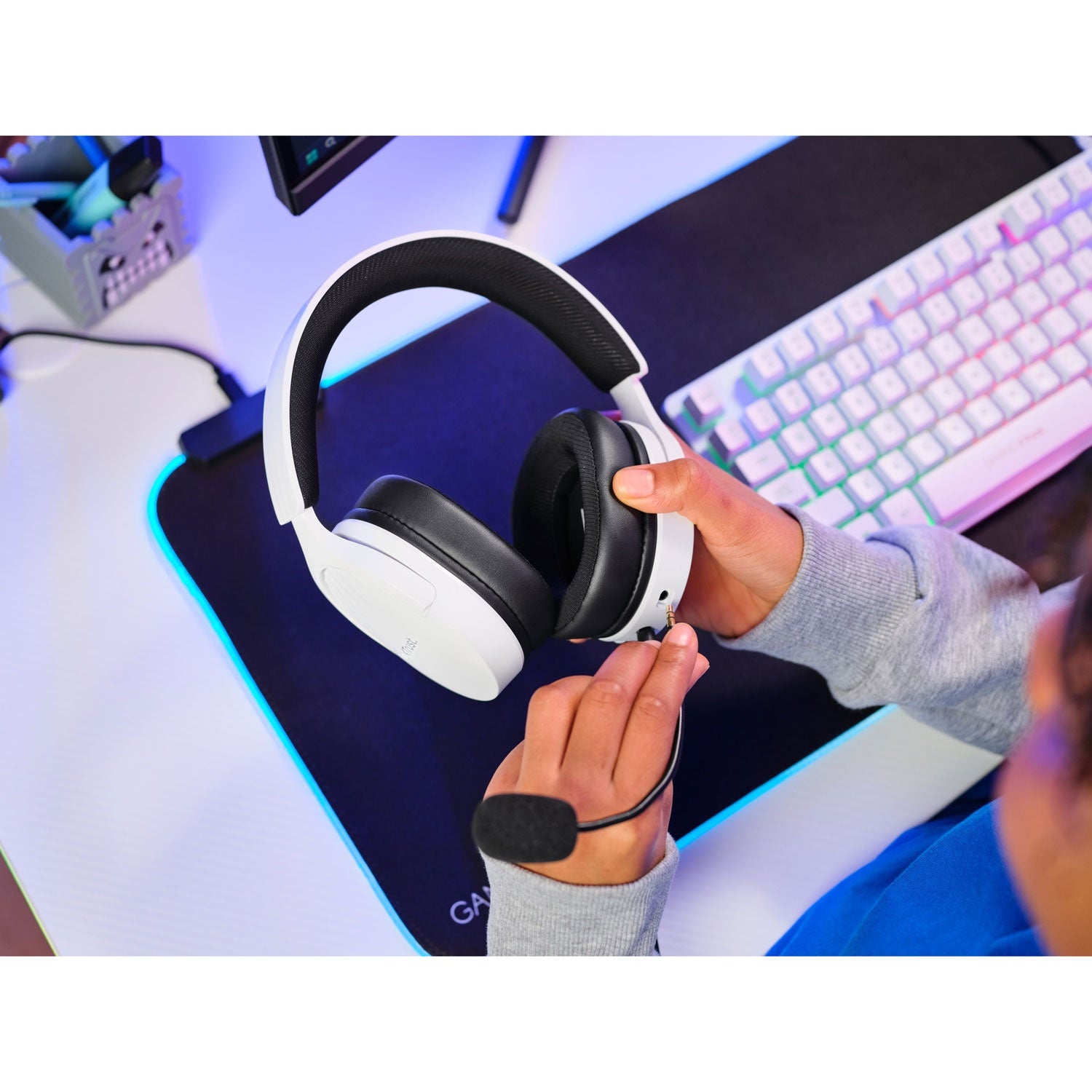 GXT 489W Fayzo Gaming Headset Eco White