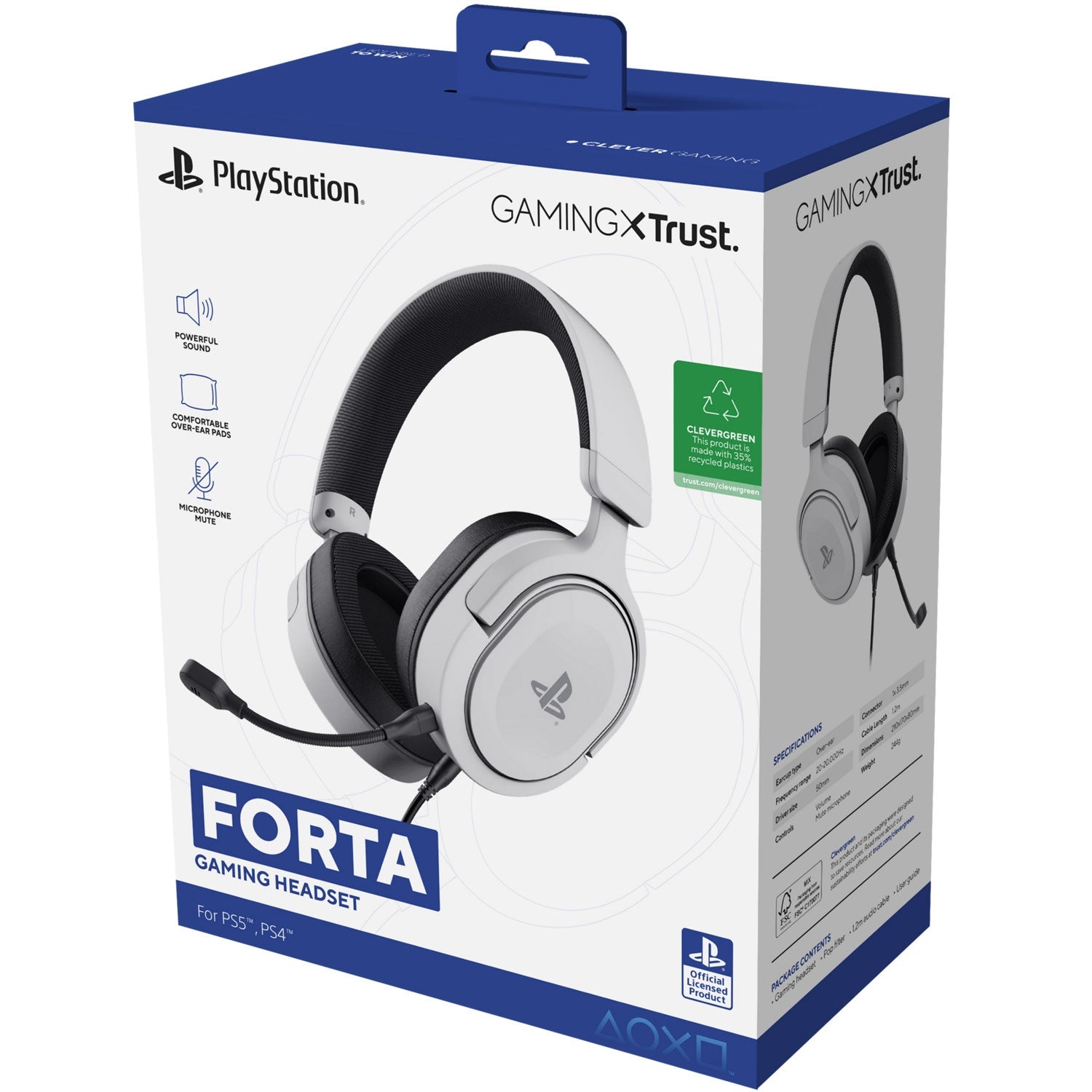 GXT 498W Forta Gaming Headset PS5 White