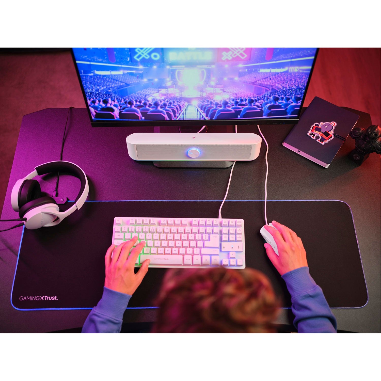 GXT 619W Thorne RGB Soundbar White