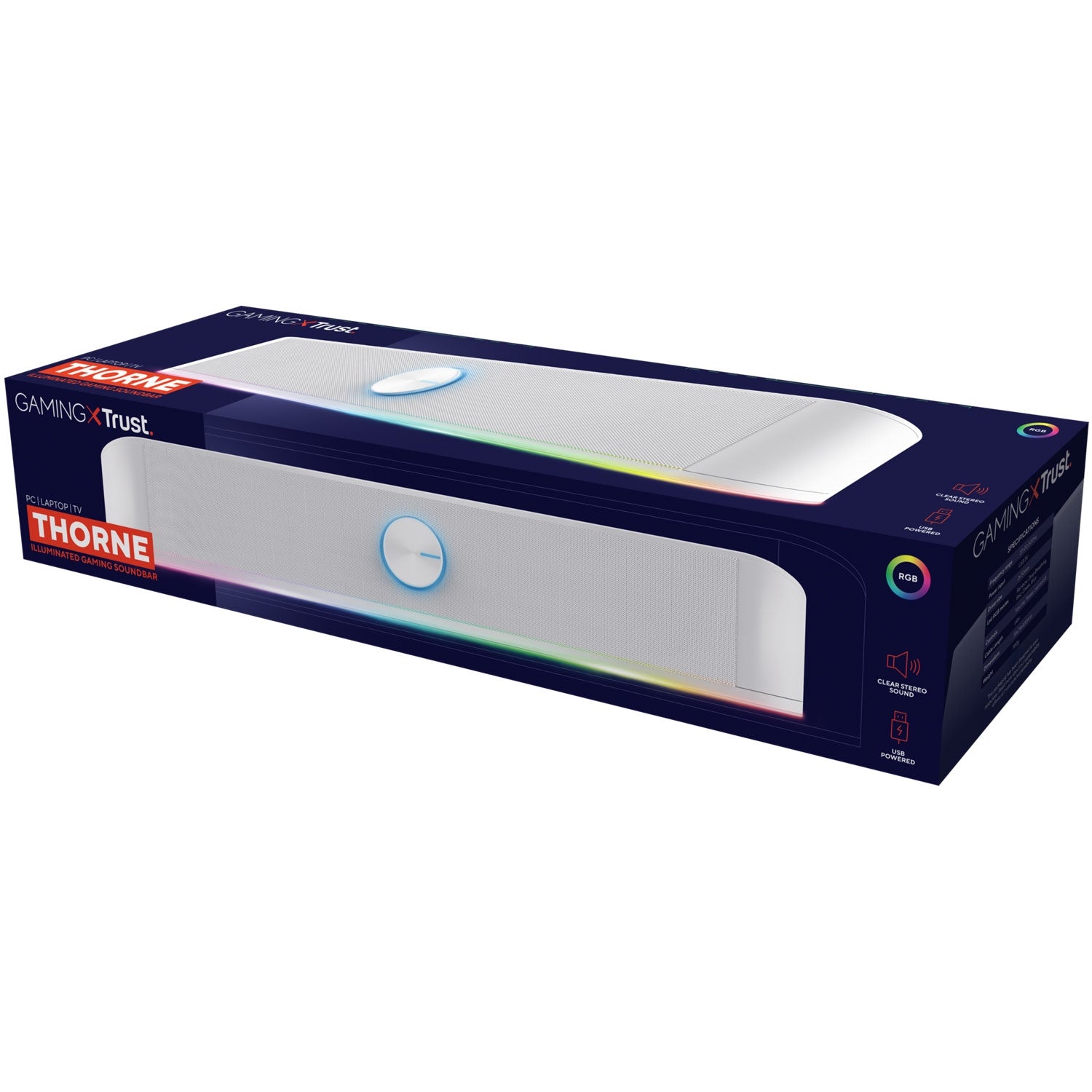 GXT 619W Thorne RGB Soundbar White