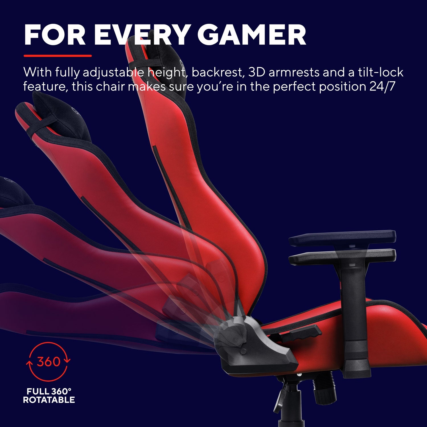GXT 714R Ruya Gaming Chair Red