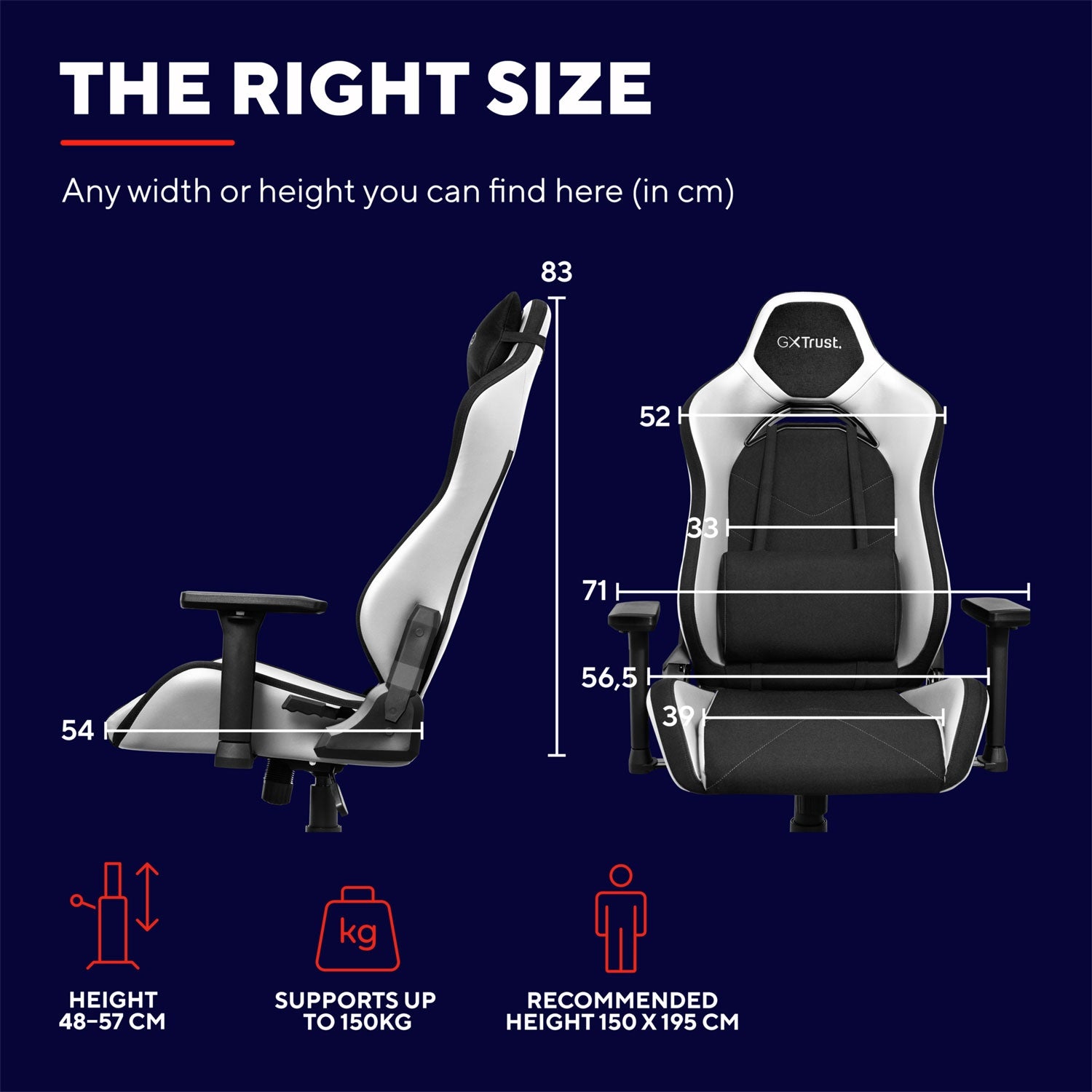 GXT 714W Ruya Gaming Chair White