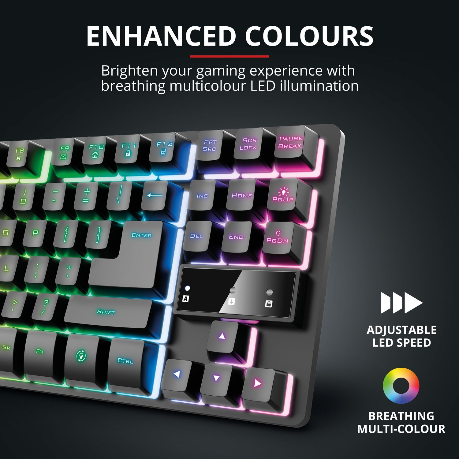 GXT 833 Thado TKL RGB Gaming Keyboard Nordic
