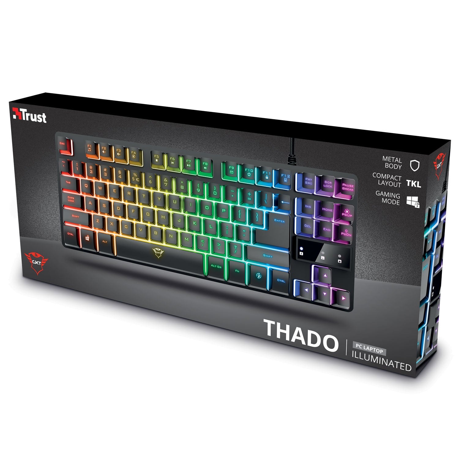 GXT 833 Thado TKL RGB Gaming Keyboard Nordic