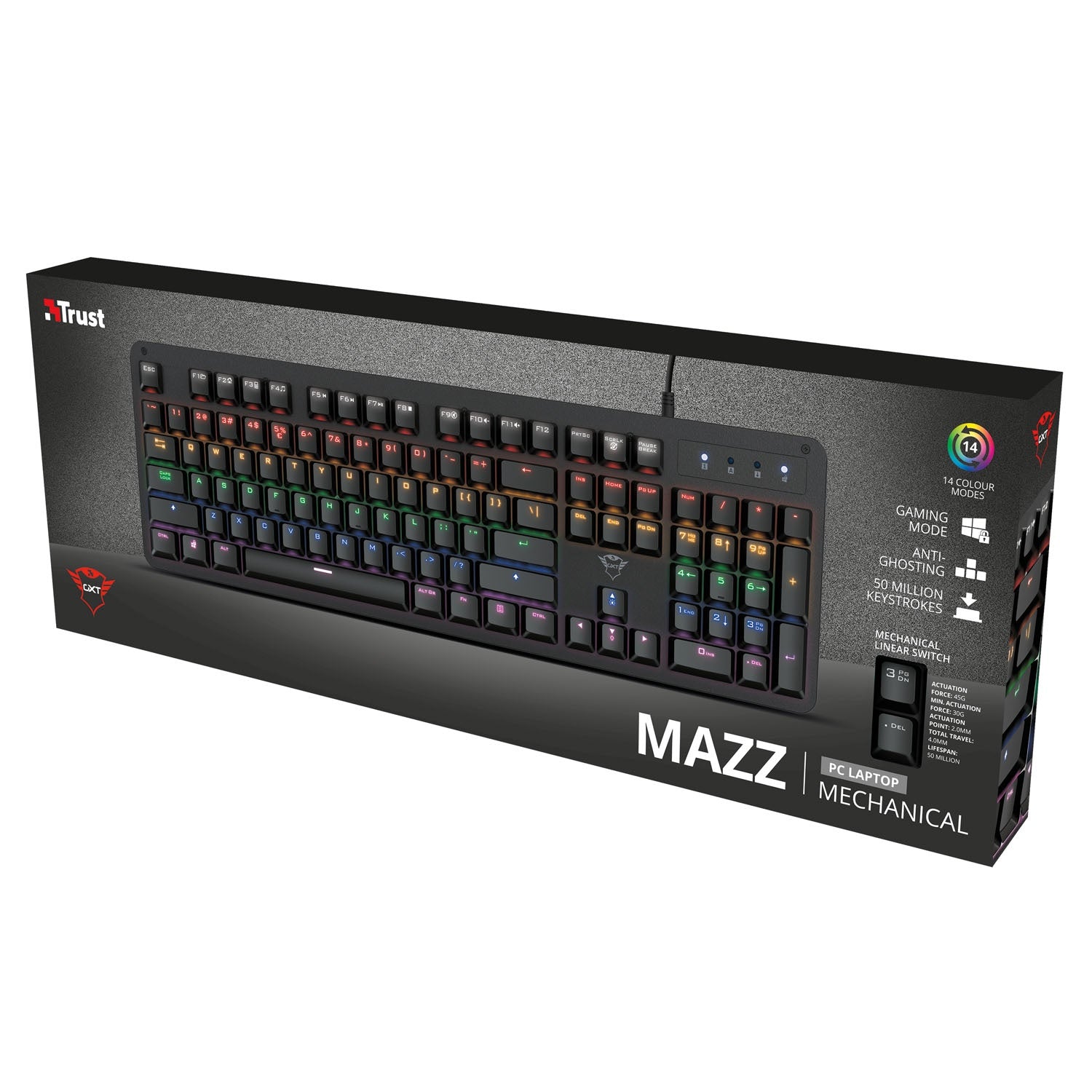 GXT 863 Mazz Mechanical keyboard Nordic