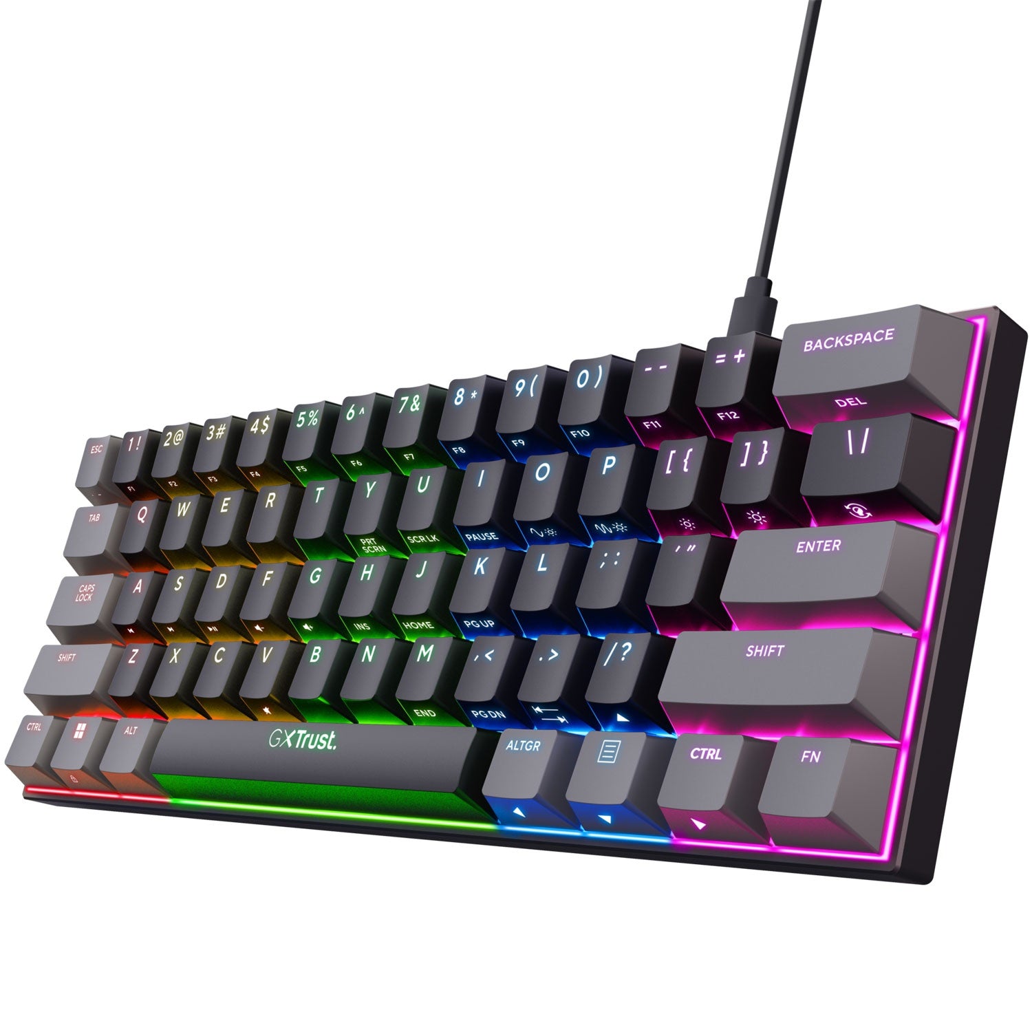 GXT 867 Acira 60% Mini Gaming keyboard Nordic layout