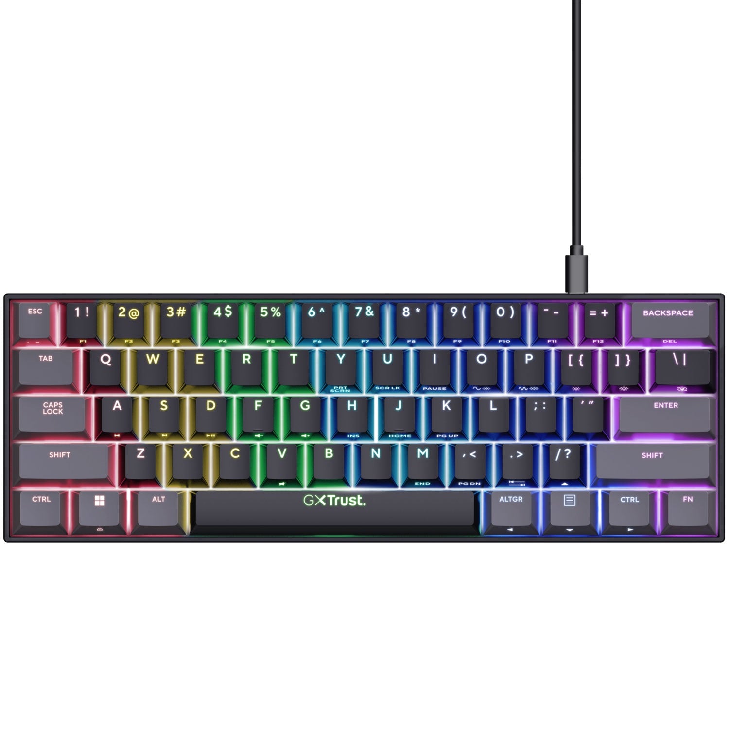 GXT 867 Acira 60% Mini Gaming keyboard Nordic layout