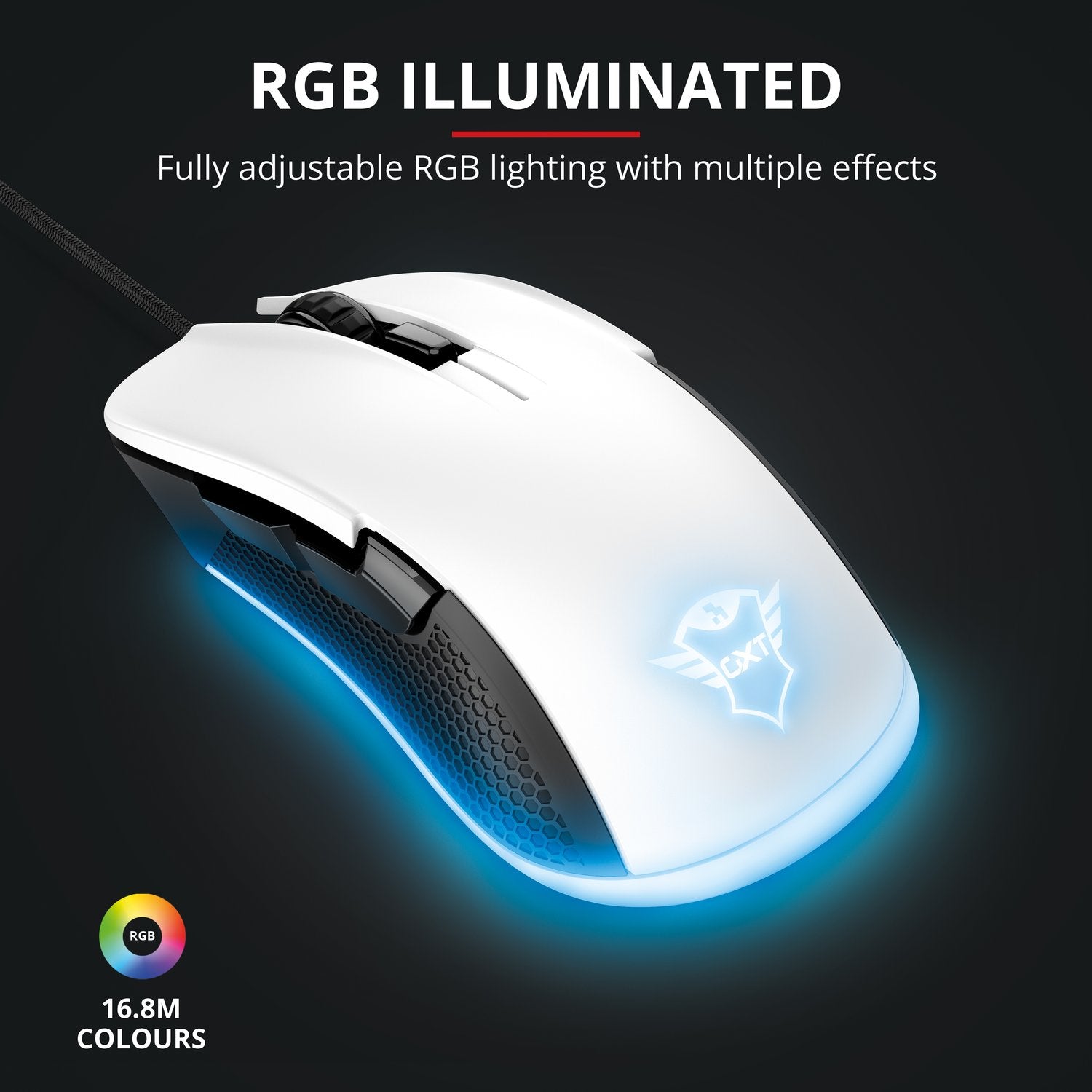 GXT 922W Ybar Gaming Mouse White