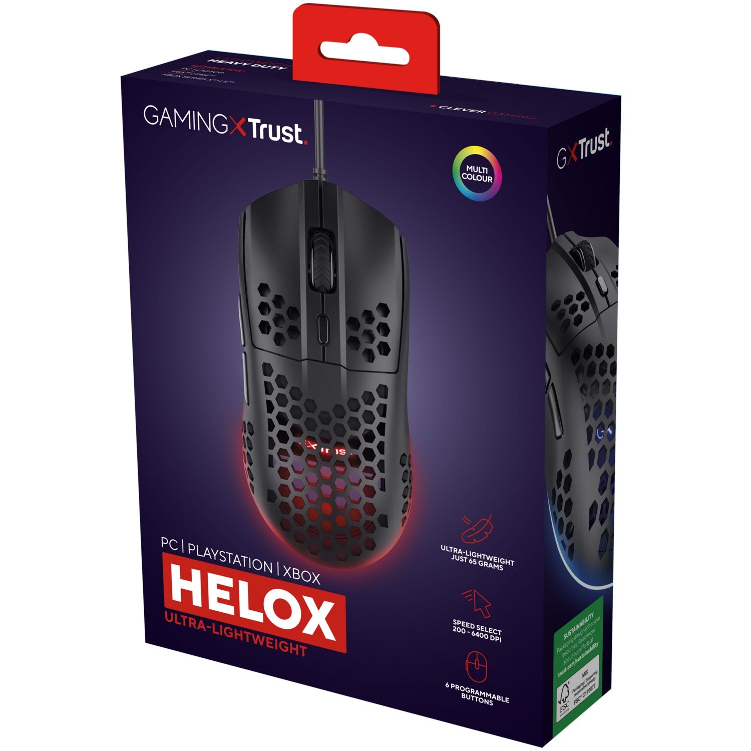 GXT 928 Helox Lightweight Gaming Mouse Black