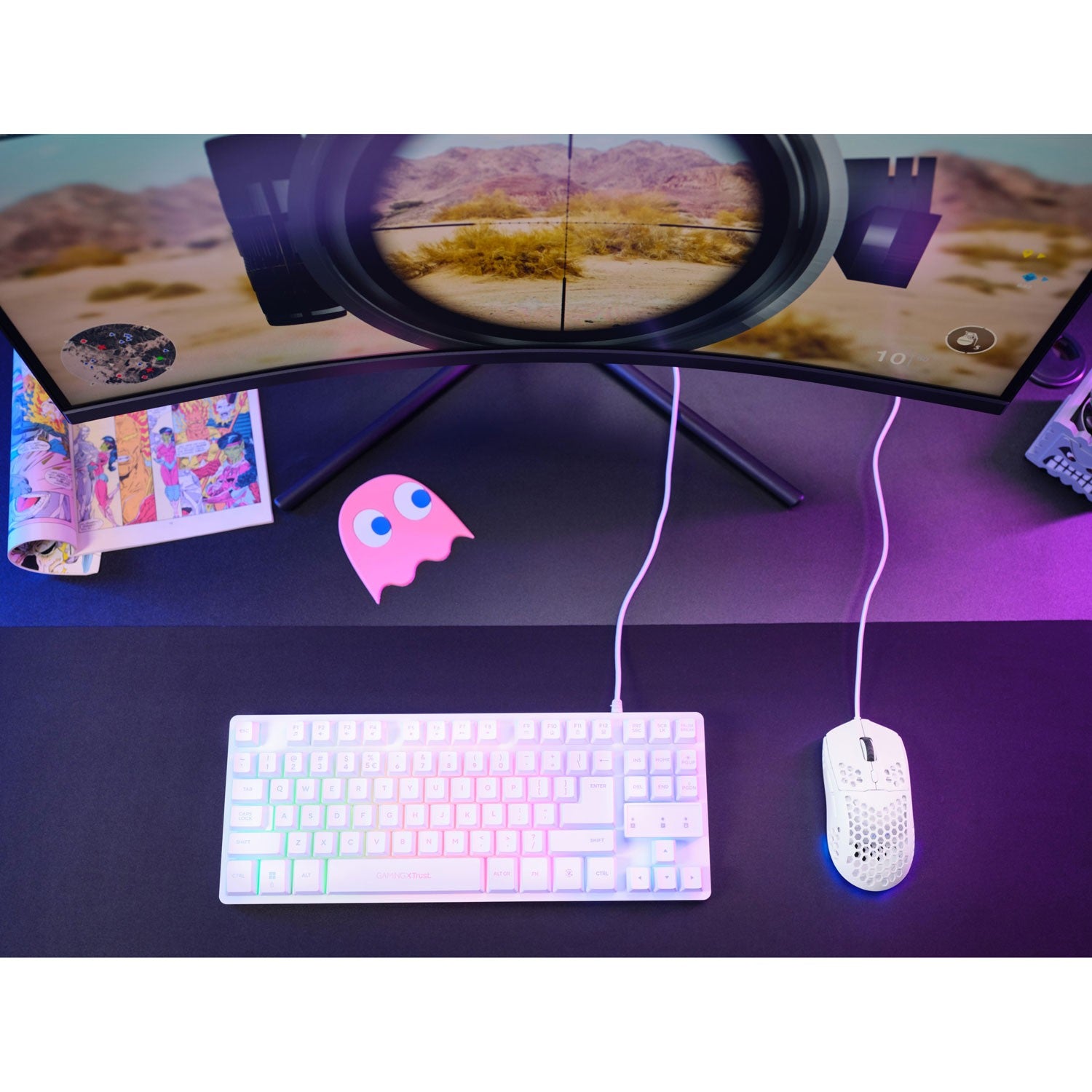 GXT 928W Helox Lightweight Gaming Mouse White