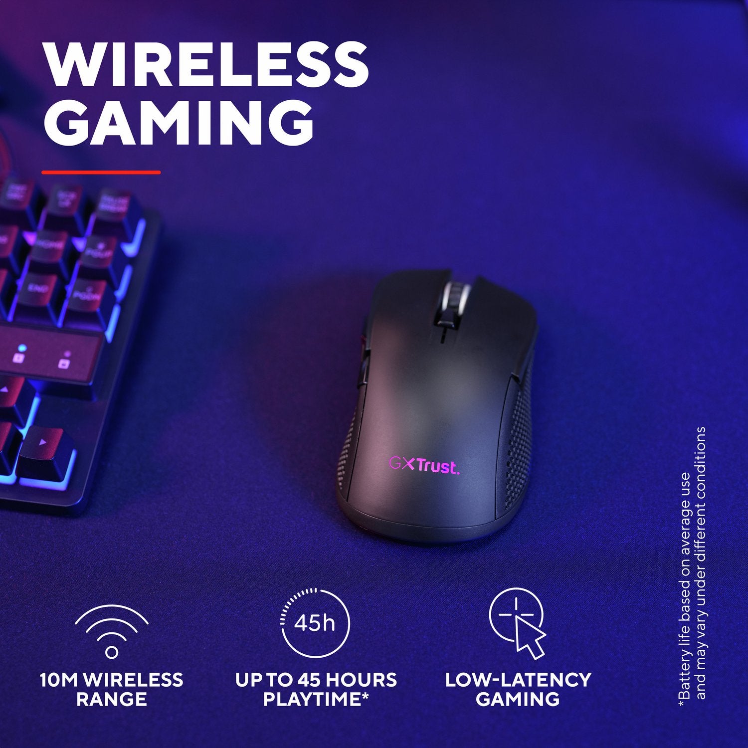 GXT 931 Ybar Wireless Gaming Mouse Black