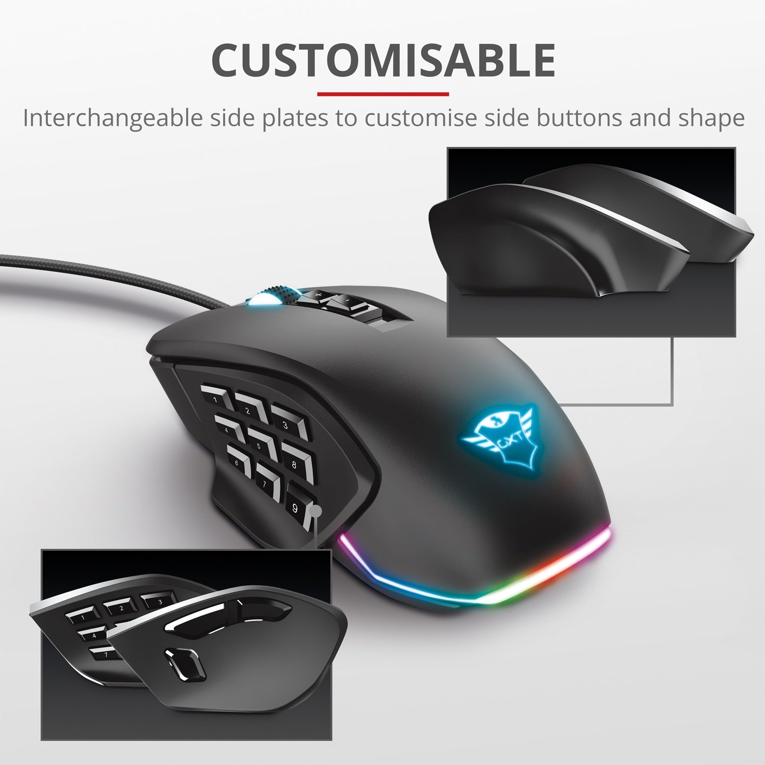 GXT 970 Morfix Customizable Gaming Mouse