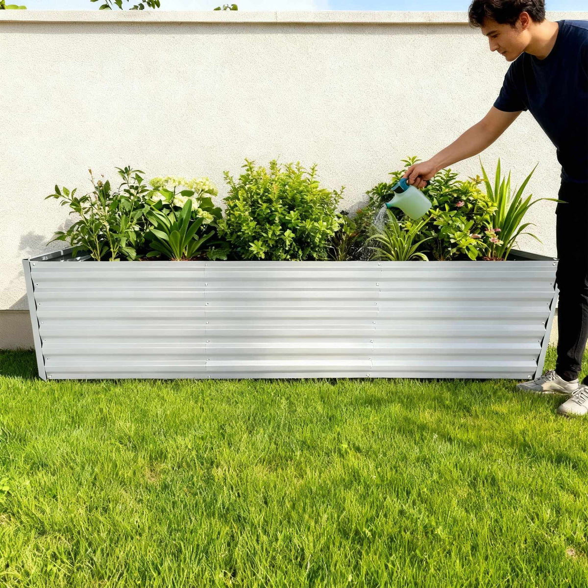 Galvanised Metal Raised Garden Bed – Pest Resistant