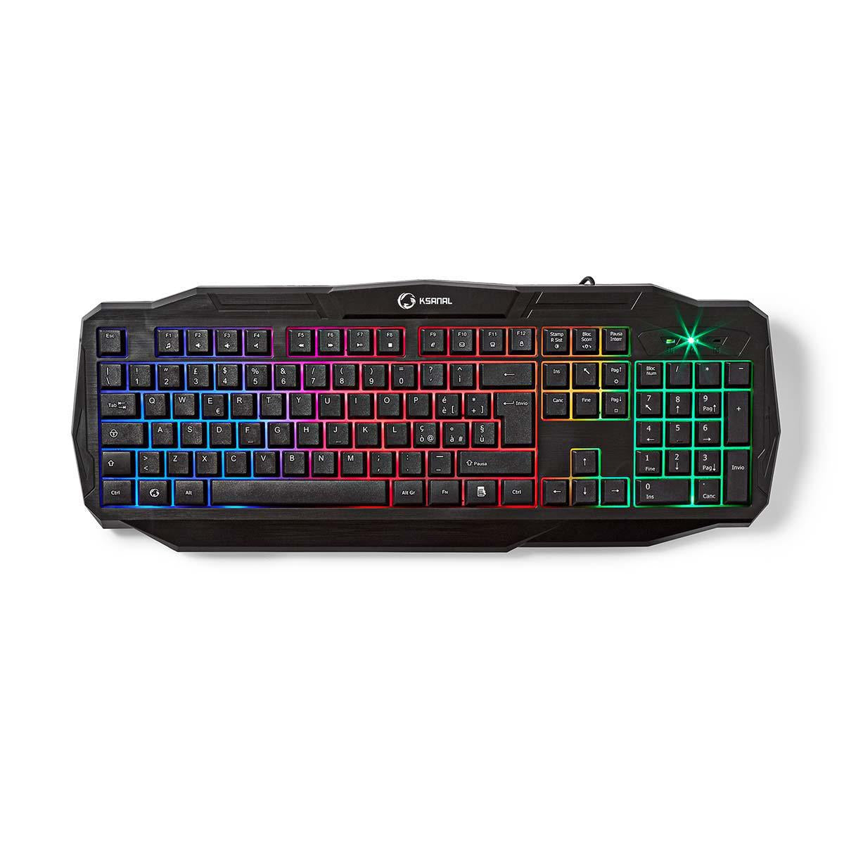 Gaming Combo Kit | 4-in-1 | Keyboard, headset, mouse and mouse pad | Blue / Black | QWERTY | IT Layout