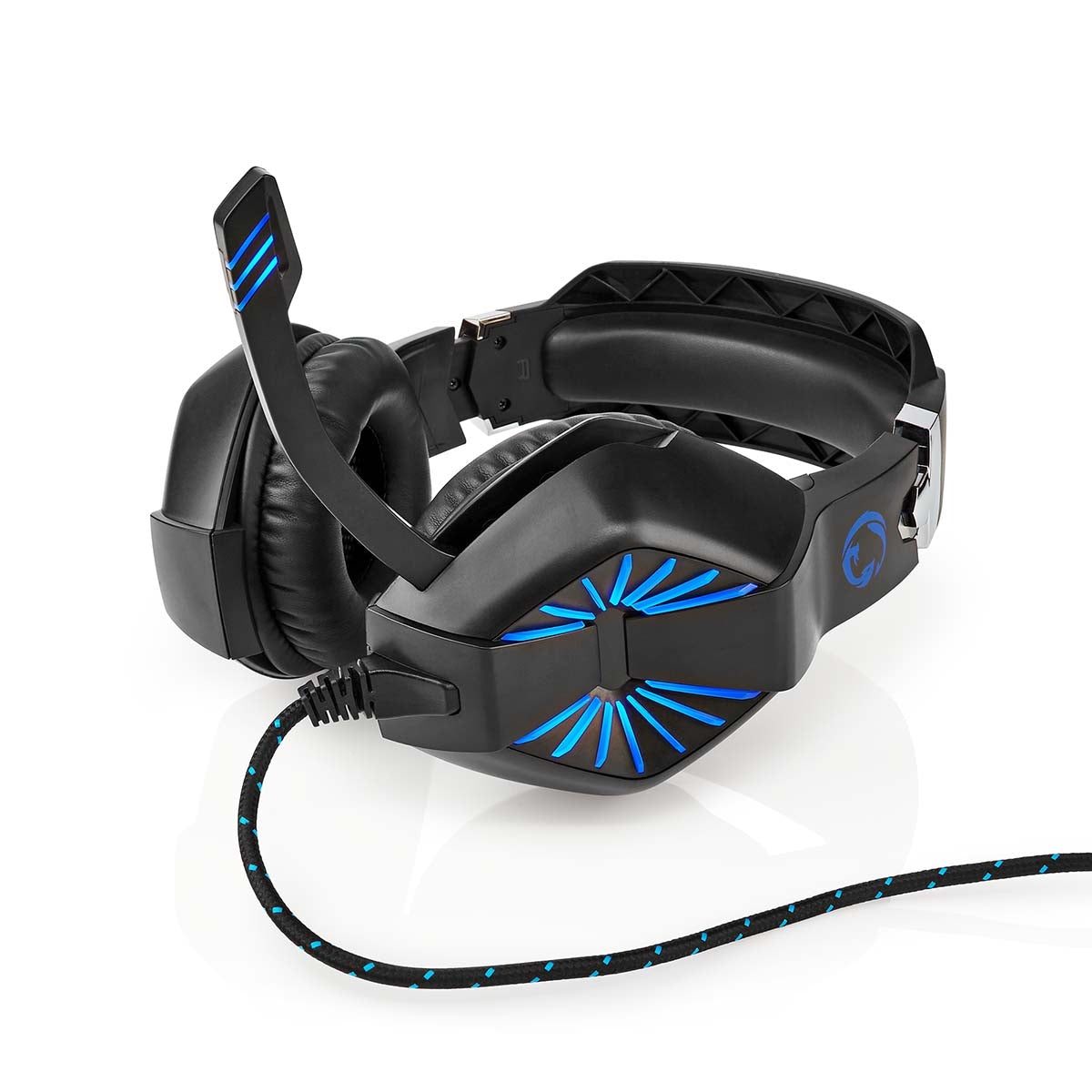 Gaming Headset | Over-Ear | Stereo | USB Type-A / 2x 3.5 mm | Foldable Microphone | 2.20 m | LEDs