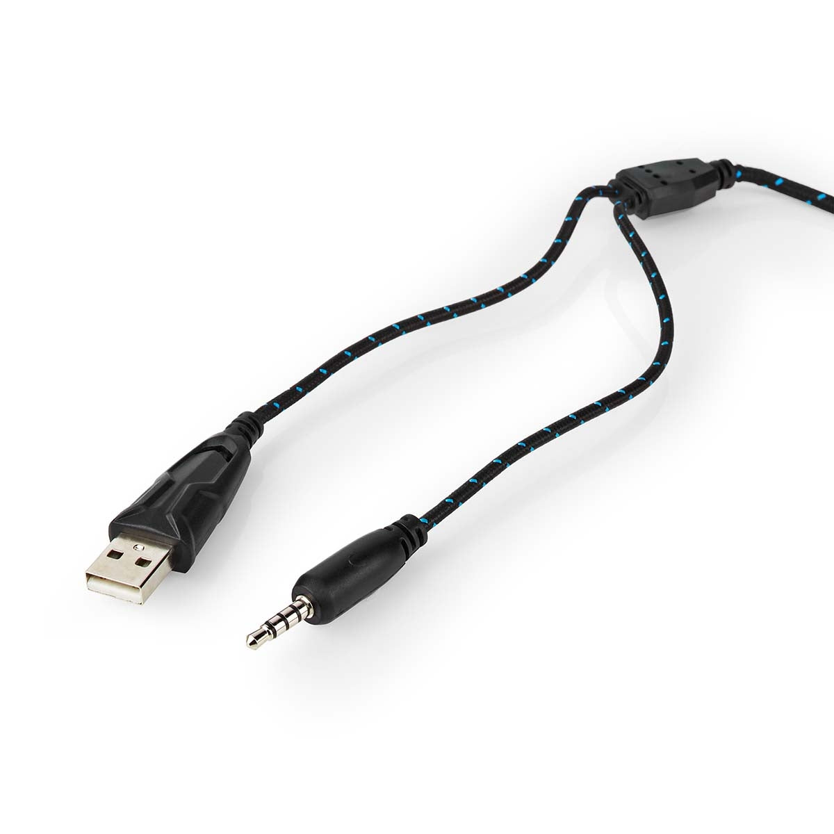 Gaming Headset | Over-Ear | Stereo | USB Type-A / 2x 3.5 mm | Foldable Microphone | 2.20 m | LEDs