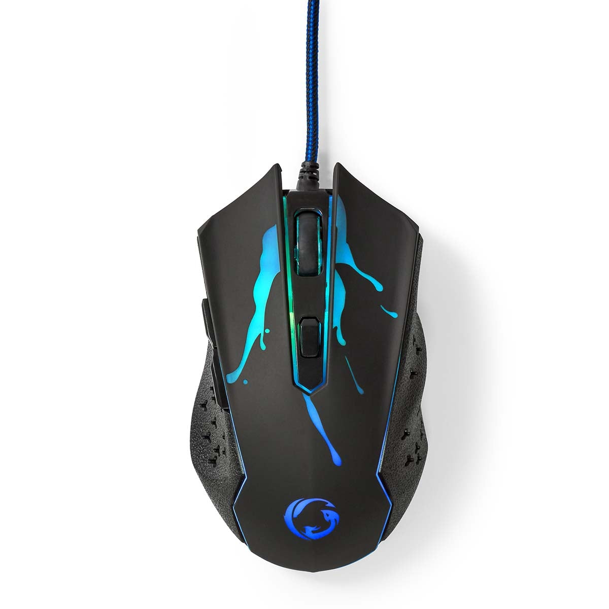 Gaming Mouse | Wire bound | 1200 / 1800 / 2400 / 3600 dpi | Adjustable DPI | Number of buttons: 6 | Programmable buttons | Right-handed | 1.50 m | LEDs