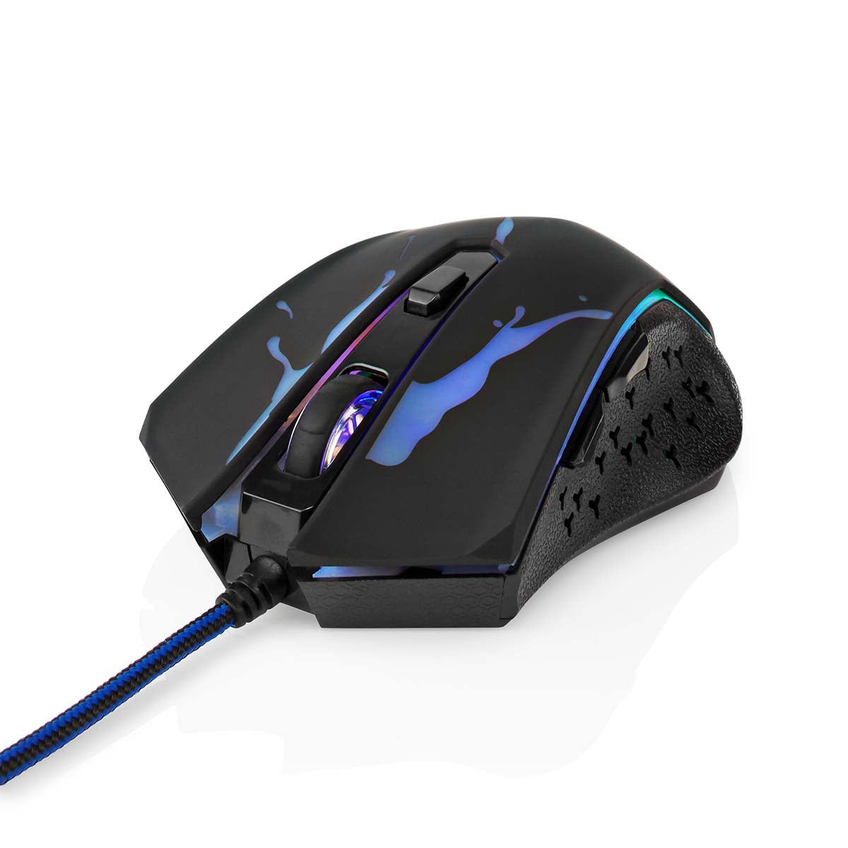Gaming Mouse | Wire bound | 1200 / 1800 / 2400 / 3600 dpi | Adjustable DPI | Number of buttons: 6 | Programmable buttons | Right-handed | 1.50 m | LEDs