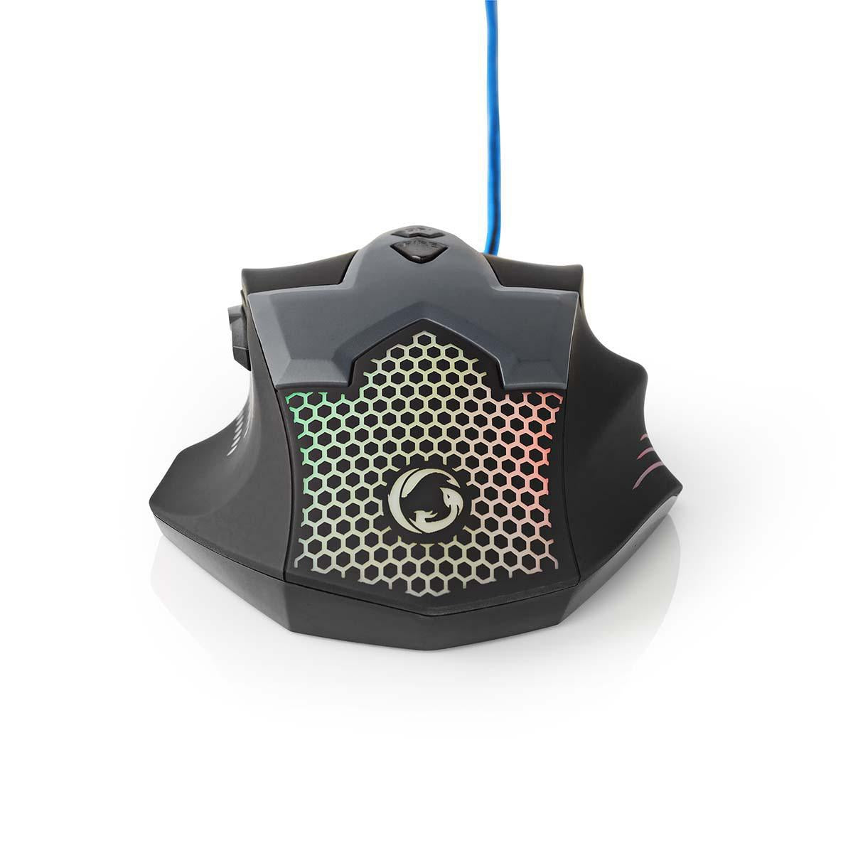 Gaming Mouse | Wire bound | 800 / 1200 / 1600 / 2400 dpi | Adjustable DPI | Number of buttons: 7 | Right-handed | 1.50 m | LEDs