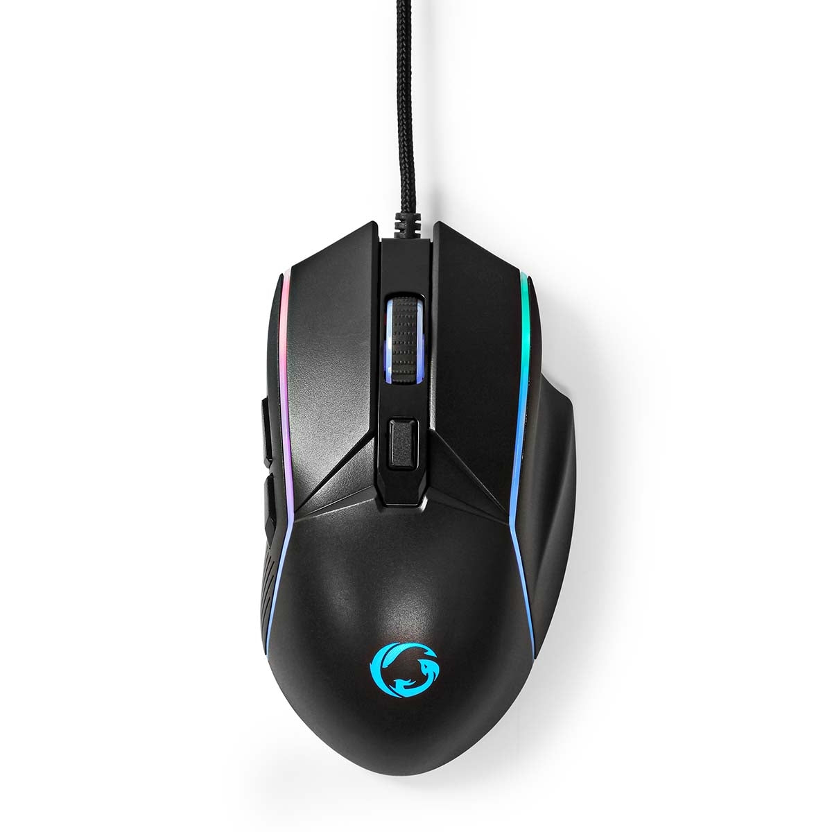 Gaming Mouse | Wire bound | 800 / 1200 / 2400 / 3200 / 4800 / 7200 dpi | Adjustable DPI | Number of buttons: 6 | Right-handed | 1.50 m | LEDs