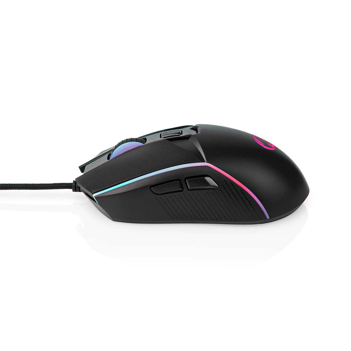 Gaming Mouse | Wire bound | 800 / 1200 / 2400 / 3200 / 4800 / 7200 dpi | Adjustable DPI | Number of buttons: 6 | Right-handed | 1.50 m | LEDs