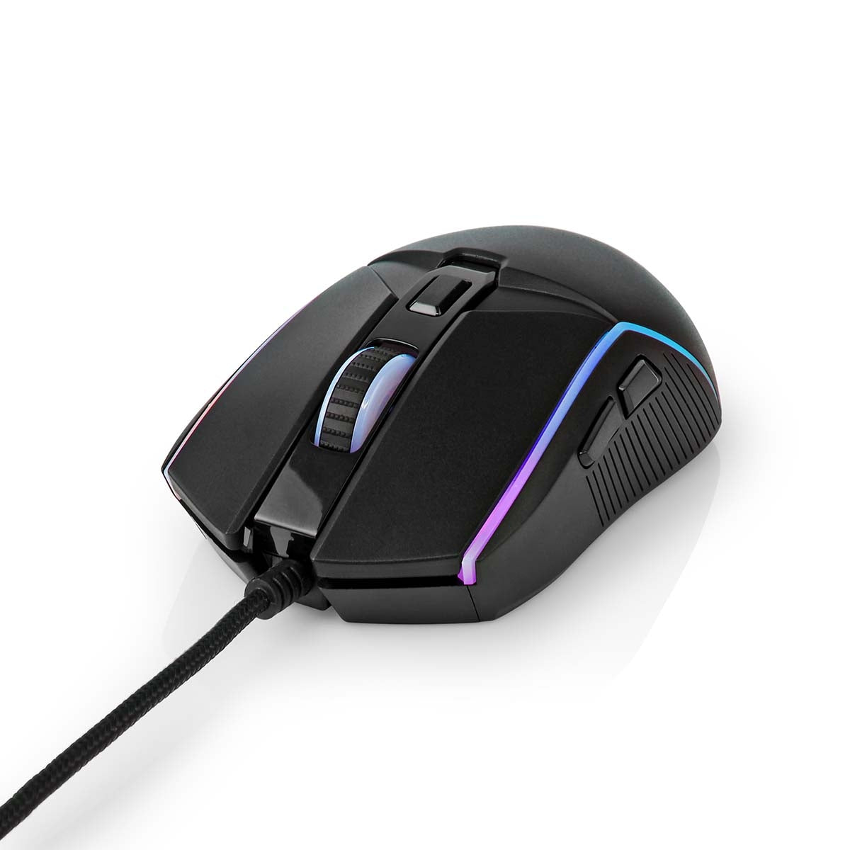 Gaming Mouse | Wire bound | 800 / 1200 / 2400 / 3200 / 4800 / 7200 dpi | Adjustable DPI | Number of buttons: 6 | Right-handed | 1.50 m | LEDs