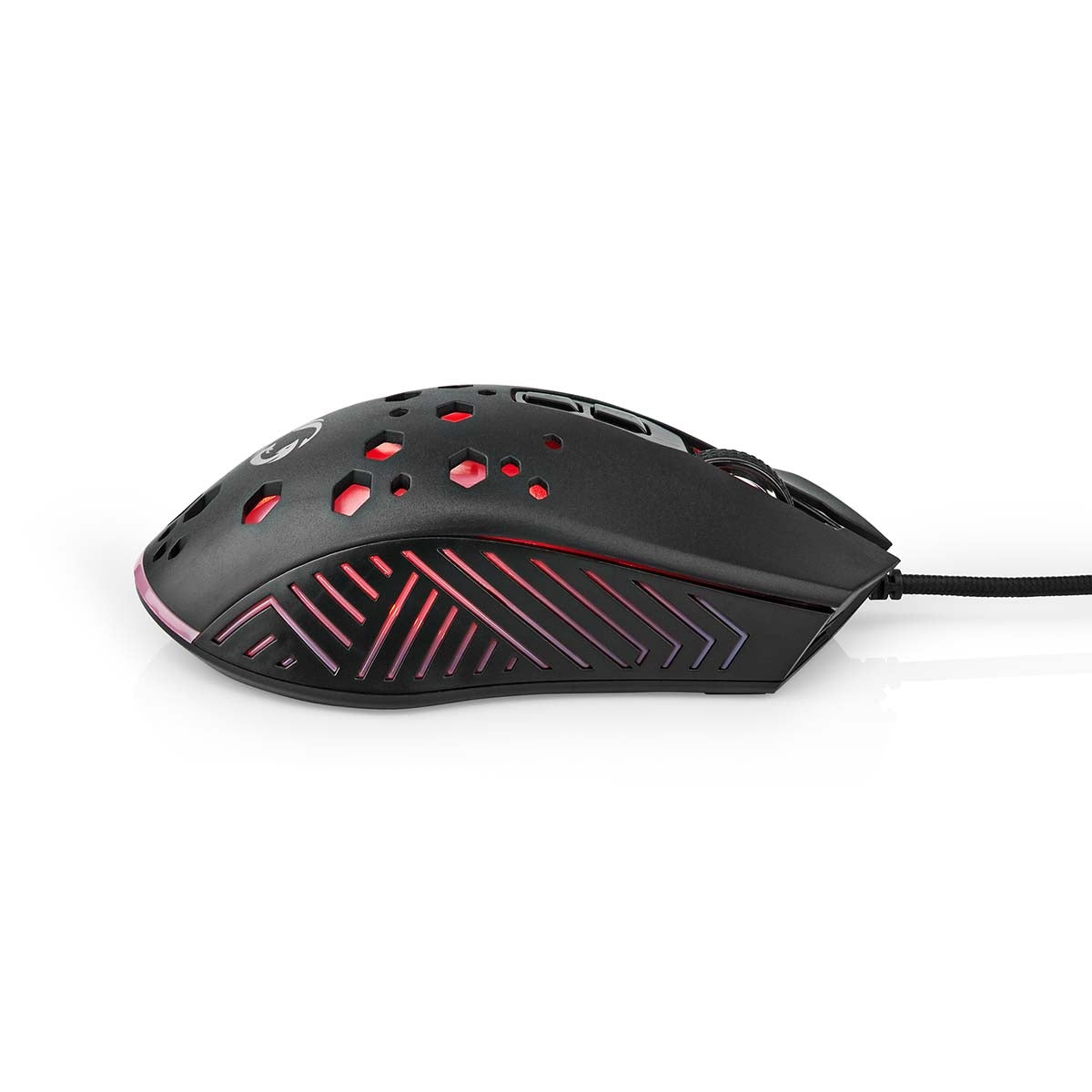 Gaming Mouse | Wire bound | 800 / 1200 / 2400 / 3200 / 4800 / 7200 dpi | Adjustable DPI | Number of buttons: 7 | Programmable buttons | Right-handed | 1.50 m | RGB