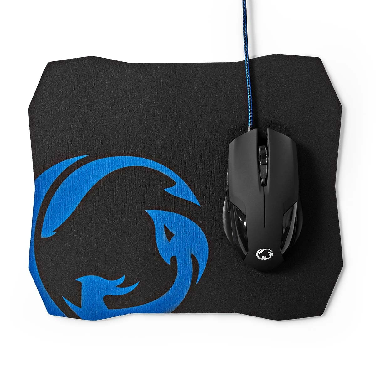 Gaming Mouse and Mouse Pad Set | Wire bound | 1200 / 2400 / 4800 / 7200 dpi | Adjustable DPI | Number of buttons: 6 | Right-handed | 1.50 m | Without Lighting