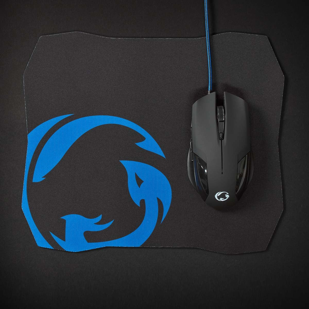 Gaming Mouse and Mouse Pad Set | Wire bound | 1200 / 2400 / 4800 / 7200 dpi | Adjustable DPI | Number of buttons: 6 | Right-handed | 1.50 m | Without Lighting