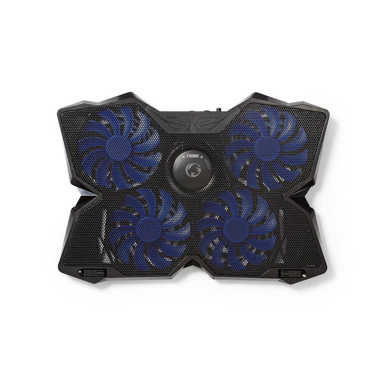 Gaming Notebook cooler | Number of fans: 4 | USB Power | 15" | 19" | LEDs