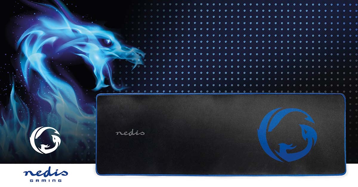 Gaming mouse pad | Rubber / Microfiber | Black