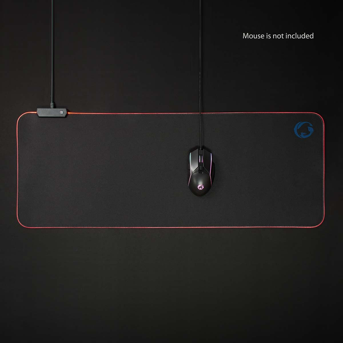 Gaming mouse pad | Rubber / Microfiber | Black
