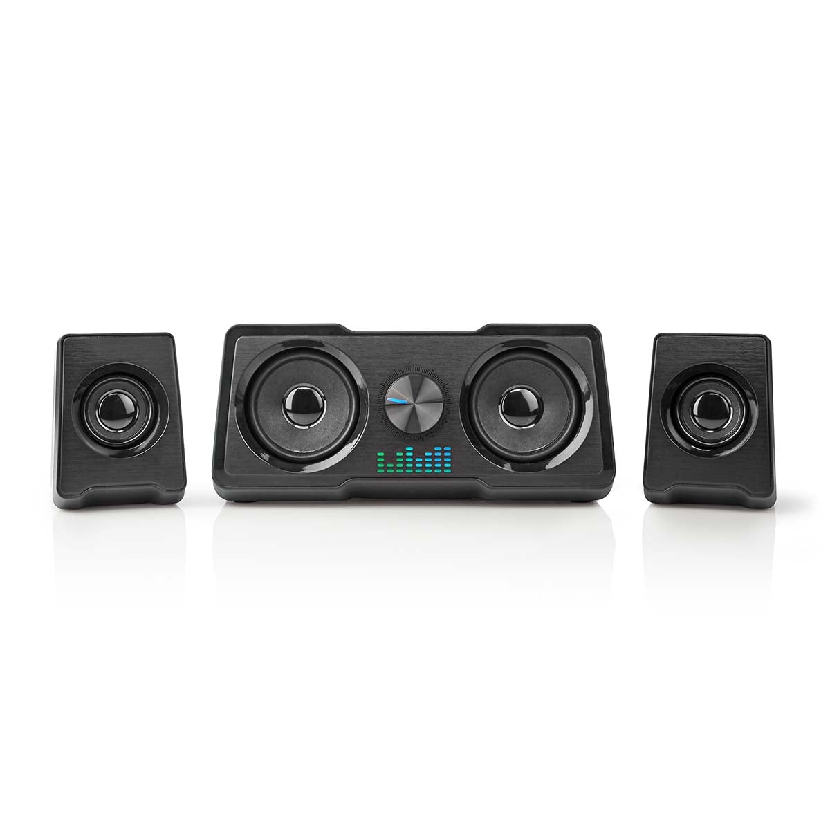 Gaming speakers | Speaker channels: 2.2 | USB Power | 3.5 mm Male | 48 W| LEDs | Volume control