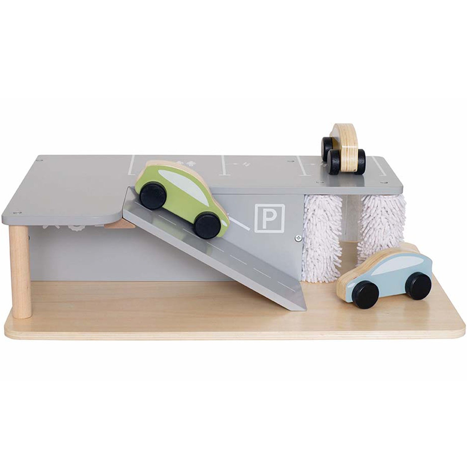 Garage with car wash