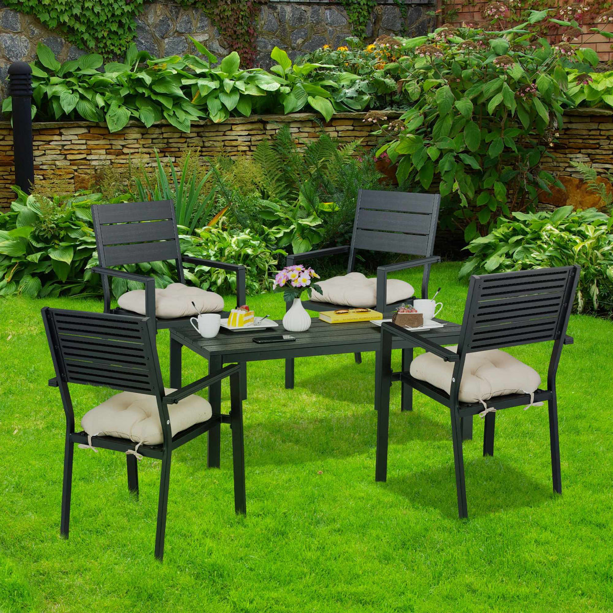 Garden Chairs Set of 4