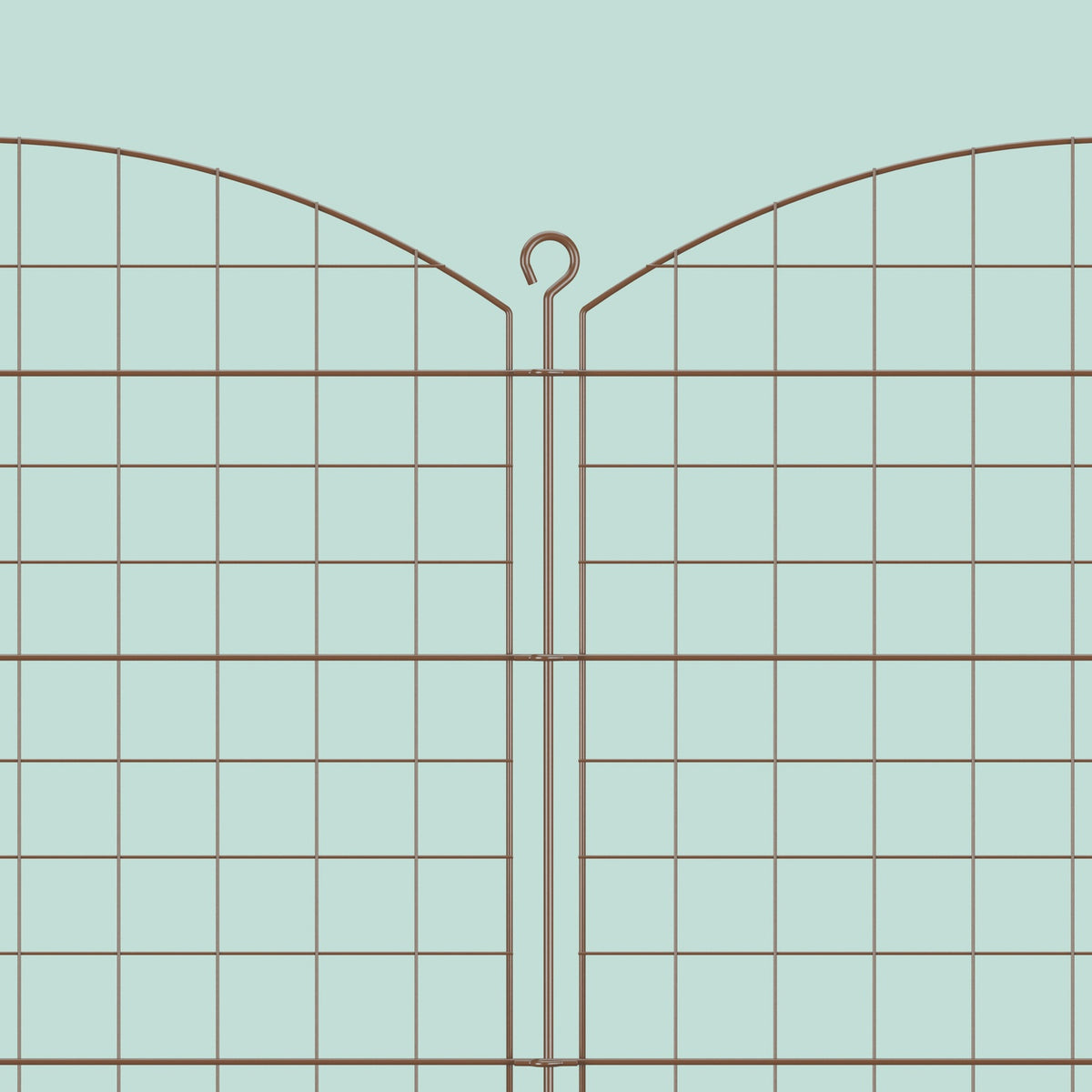 Garden Fence with Arch – Metal Pond Protection Fence