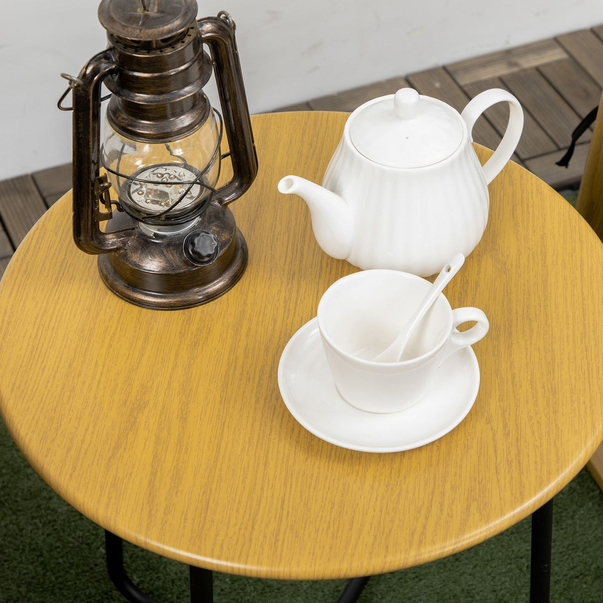 Garden Furniture Set For People, 2 Rocking Chairs, 1 Side Table, Robust Polyrattan, Including Seat Cushions