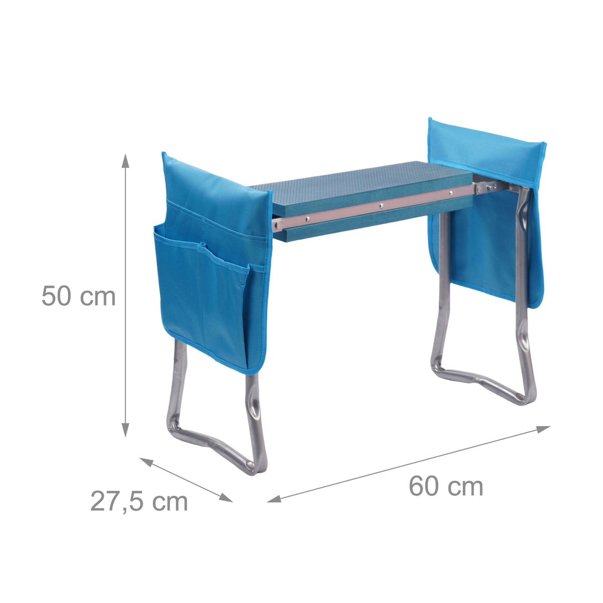 Garden Kneeler Seat with Pockets and Cushion