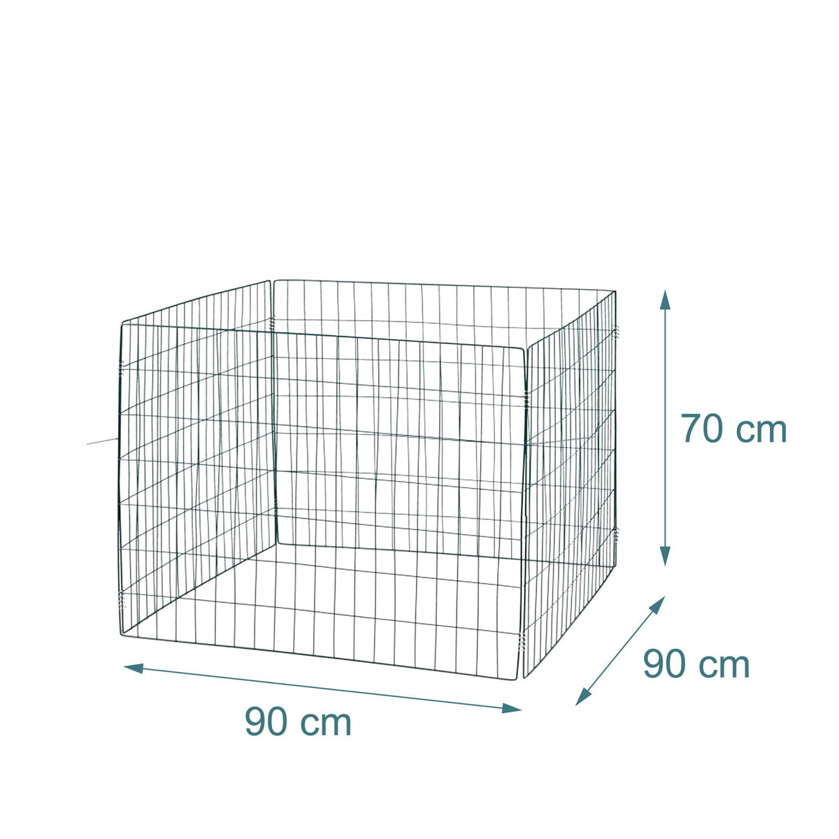 Garden Leaf Composter, Steel Wire Mesh, High Capacity