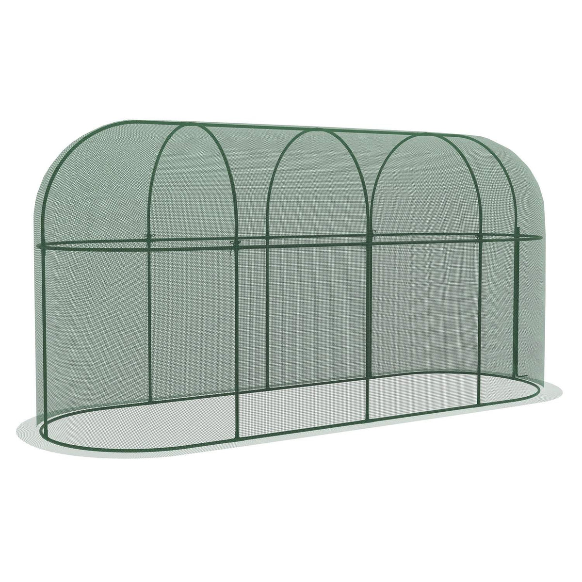 Garden Net Plant Protection Tent Insect Protection Windproof Pest Protection Steel Green 3X1M