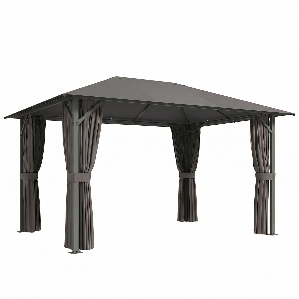 Garden Pavilion 4x3m, Water-Resistant with Mosquito Net