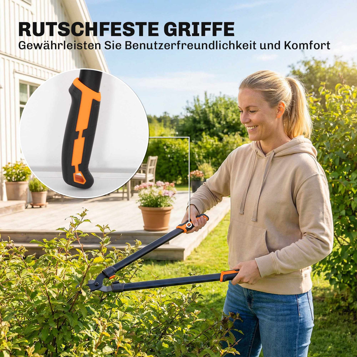 Garden Pruning Shears Set, 2-Piece, Rust-Resistant Blades