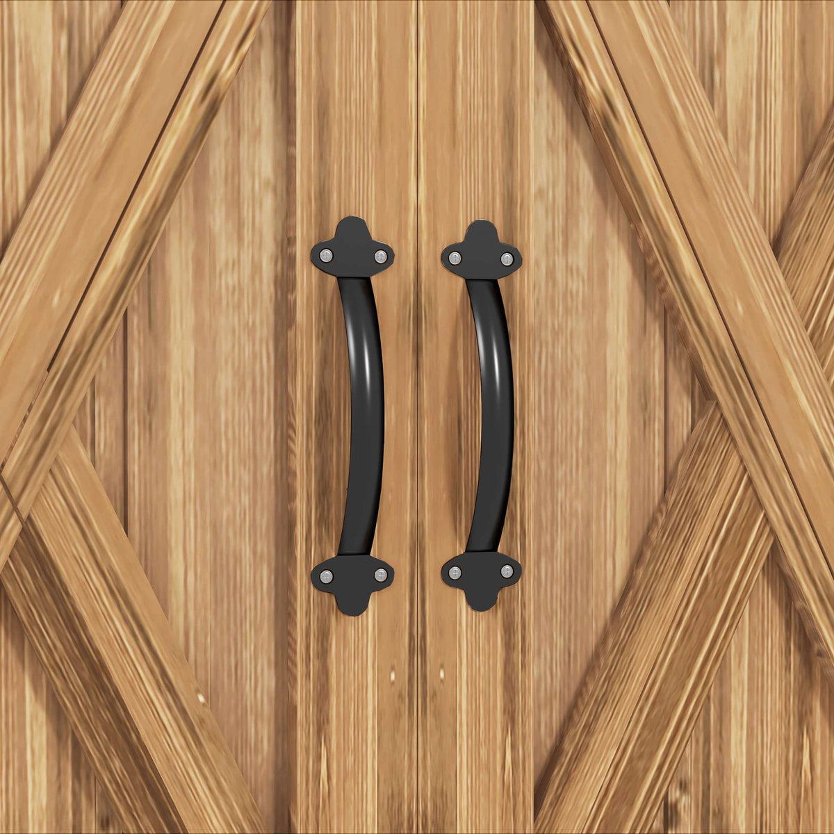 Garden Shed, Double Doors, Natural Wood, 77x55x72 cm, Brown