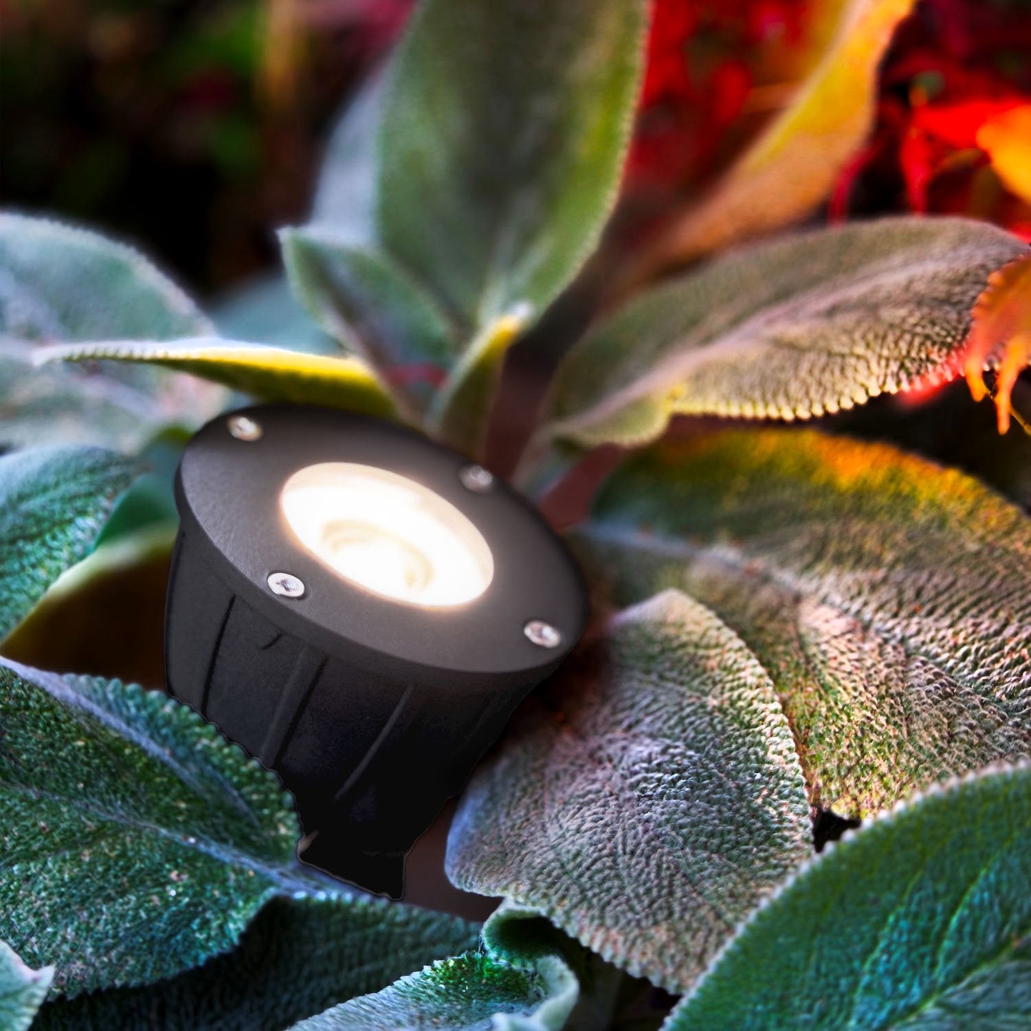 Garden Spotlight, 12V 5W LED, 300 lm, Gray