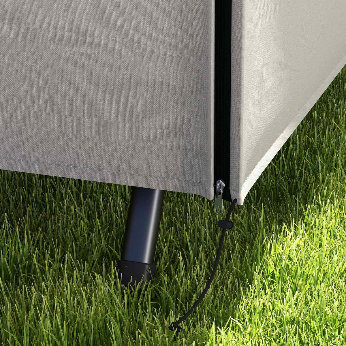 Garden Swing Cover, Garden Swing Cover, Cover, Waterproof, Sun Protection, Oxford, Grey, 205 X 124 X 164 Cm